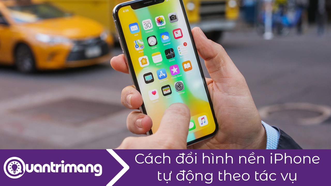 Cách đổi hình nền iPhone tự động theo tác vụ