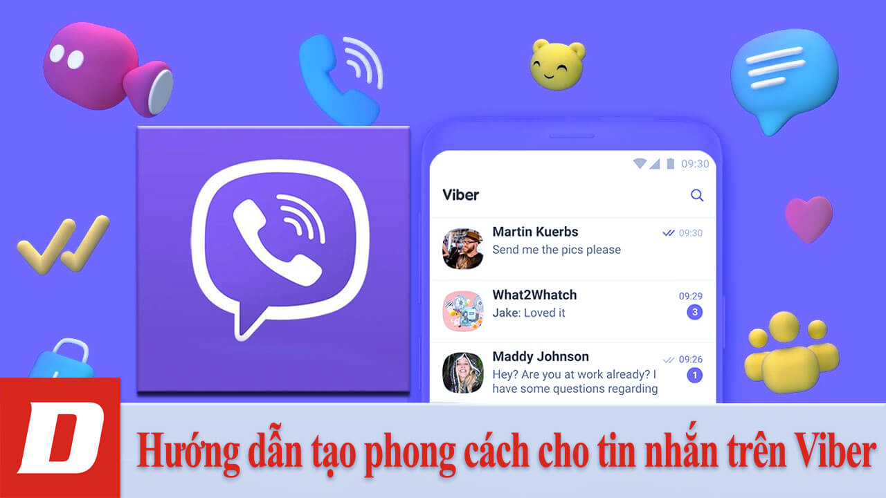 Hướng dẫn tạo phong cách cho tin nhắn trên Viber