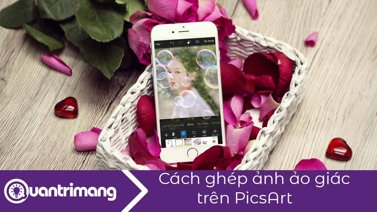 Cách tạo ảnh ảo giác bằng PicsArt