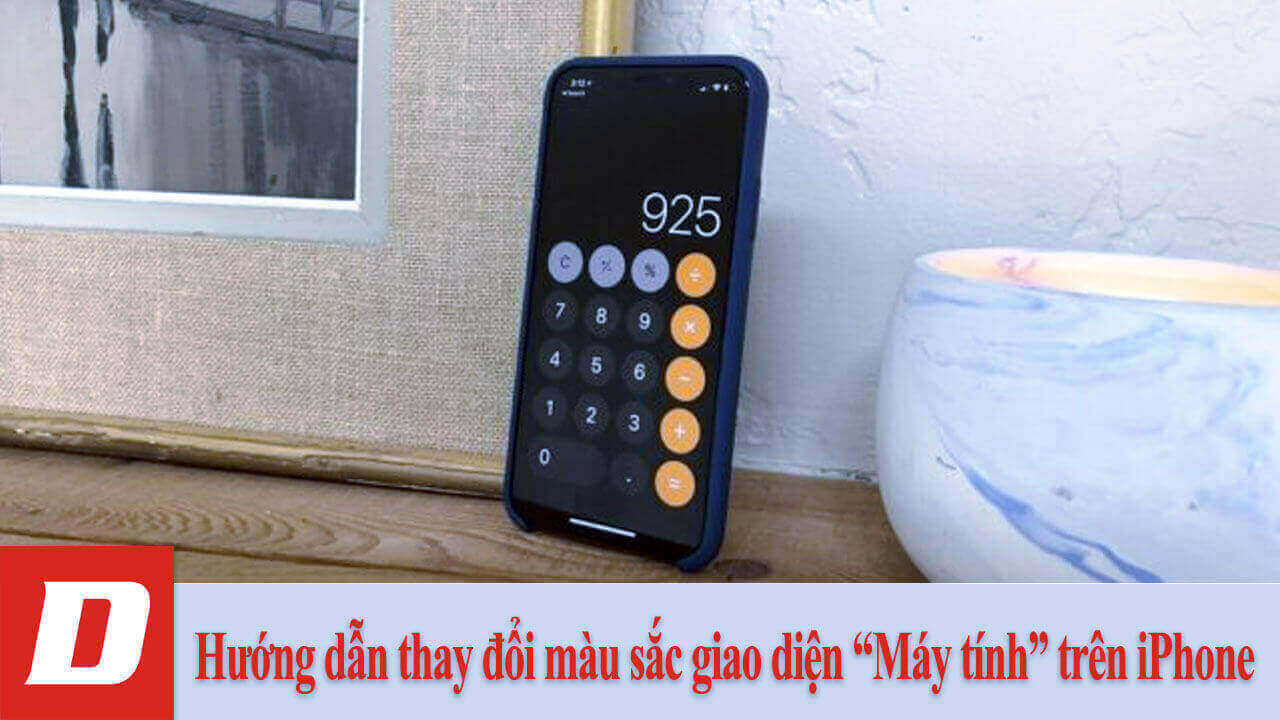 Hướng dẫn thay đổi màu sắc giao diện “Máy tính” trên iPhone