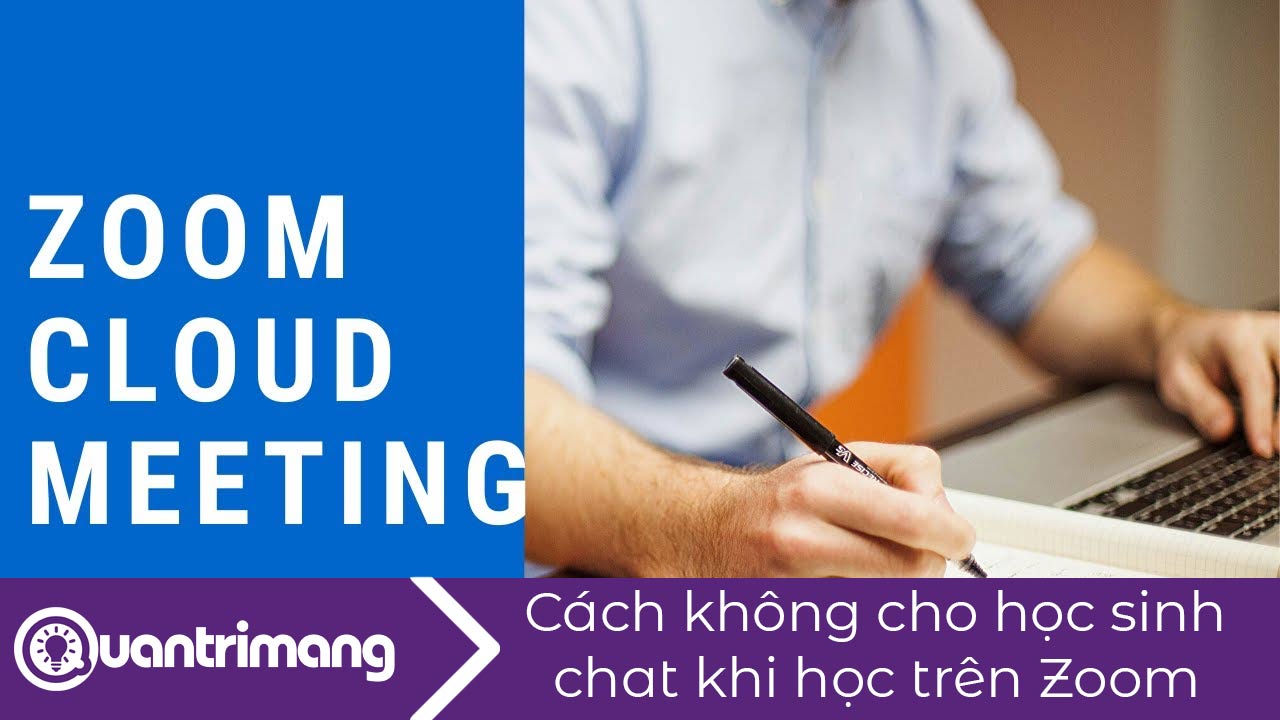 Cách tắt chat khi học online trên Zooom