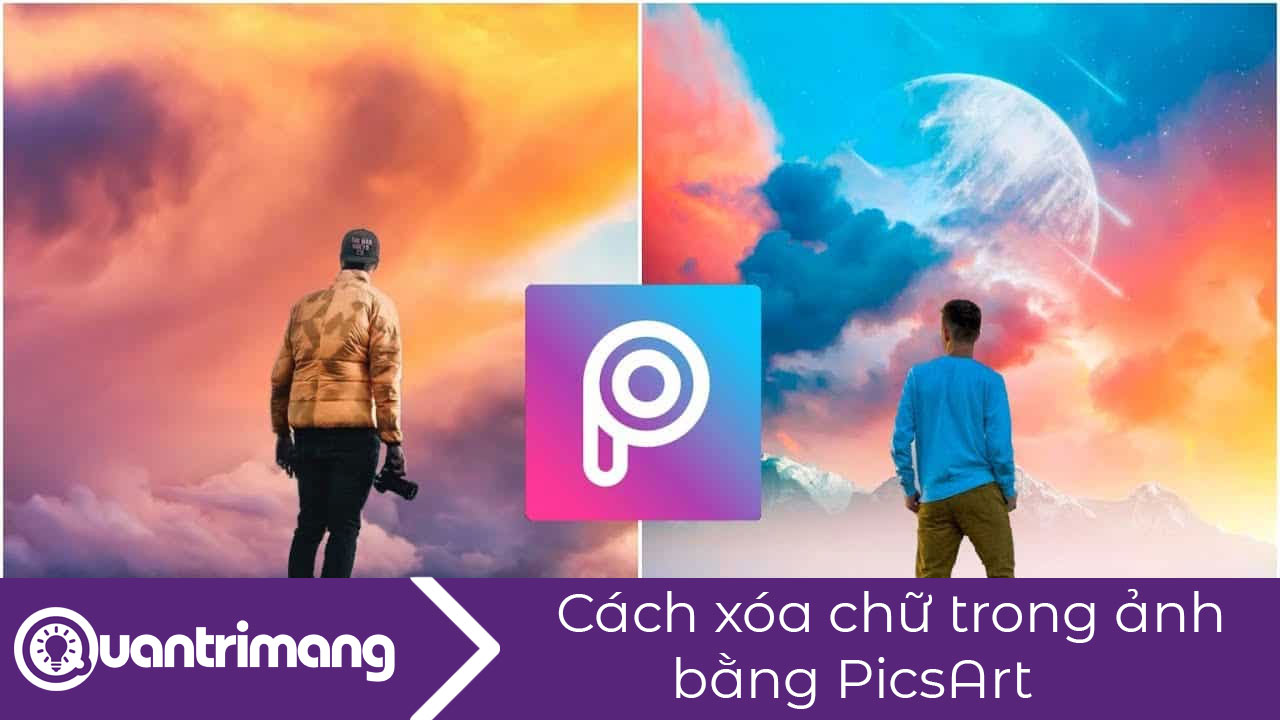Cách dùng PicsArt xóa chữ trong ảnh - QuanTriMang.com