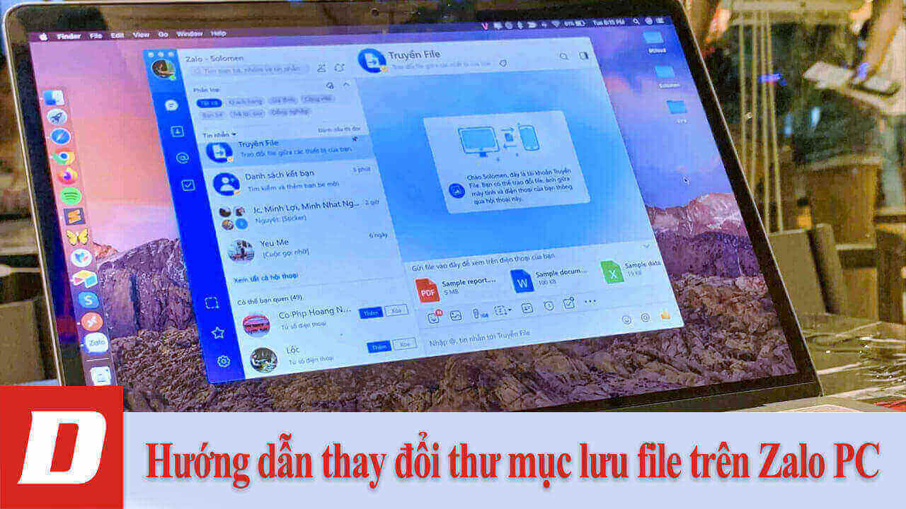 Hướng dẫn thay đổi thư mục lưu file trên Zalo PC