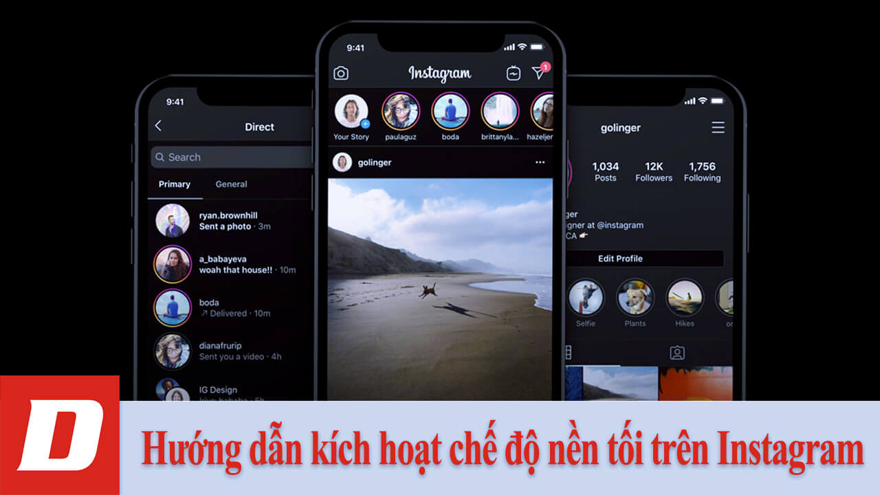 Hướng dẫn kích hoạt chế độ nền tối trên Instagram