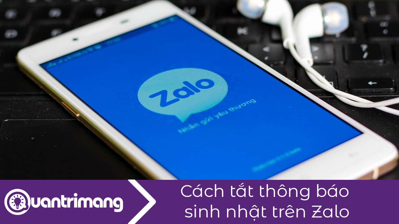 Cách tắt thông báo sinh nhật trên Zalo