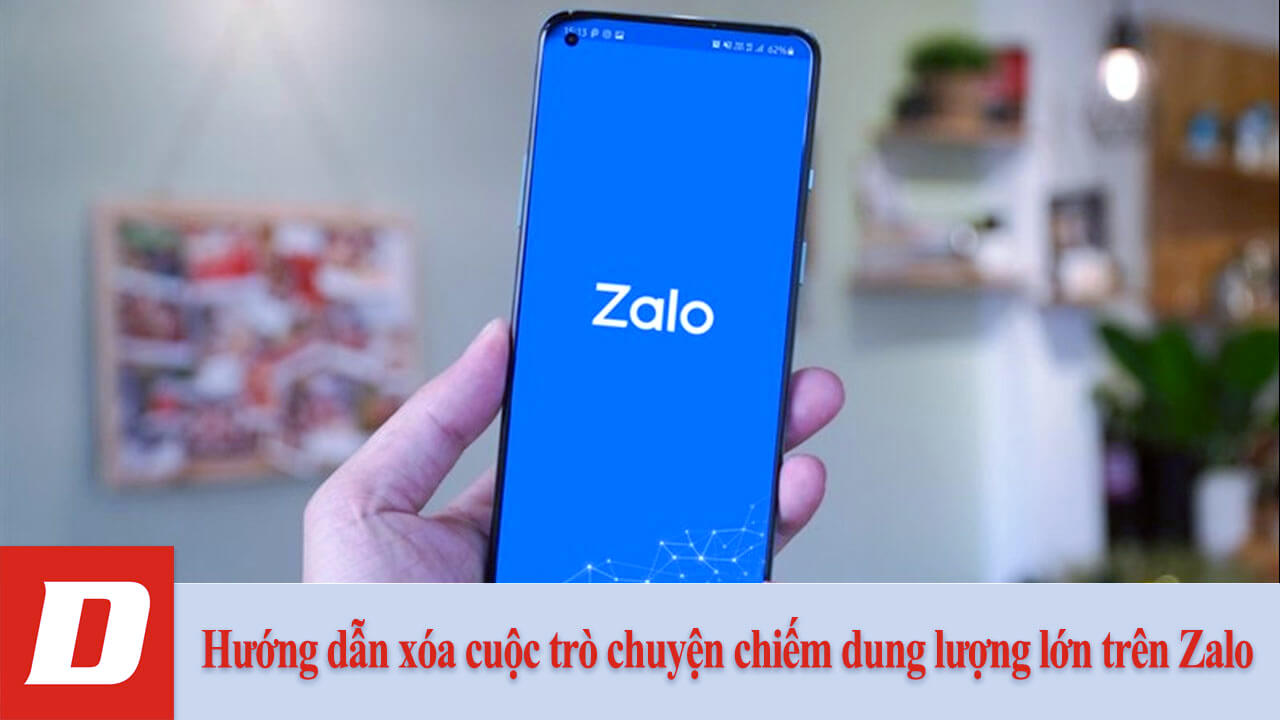 Hướng dẫn xóa cuộc trò chuyện chiếm dung lượng lớn trên Zalo