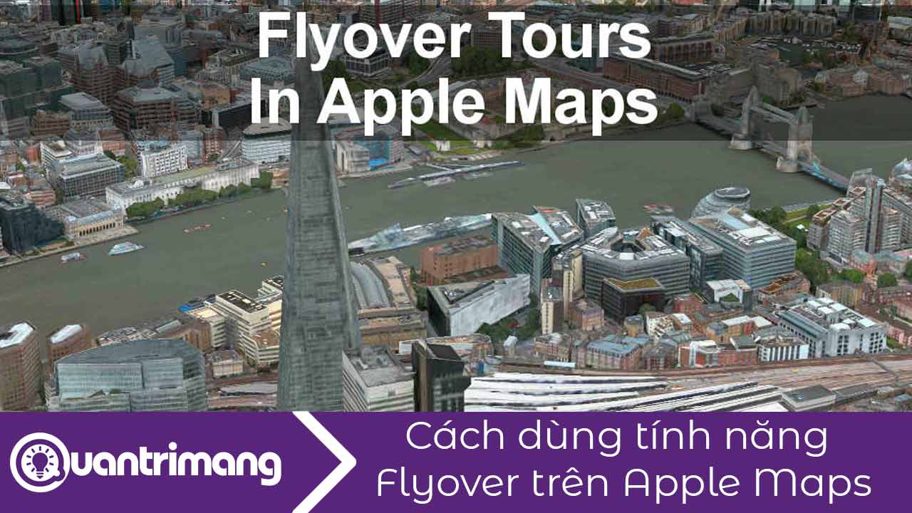 Cách xem bản đồ 3D trên Apple Maps