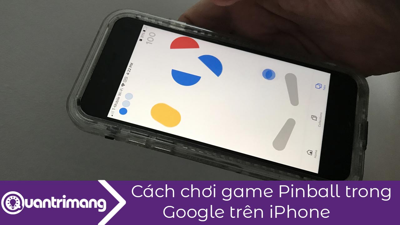 Cách chơi game Pinball ẩn trong Google iPhone