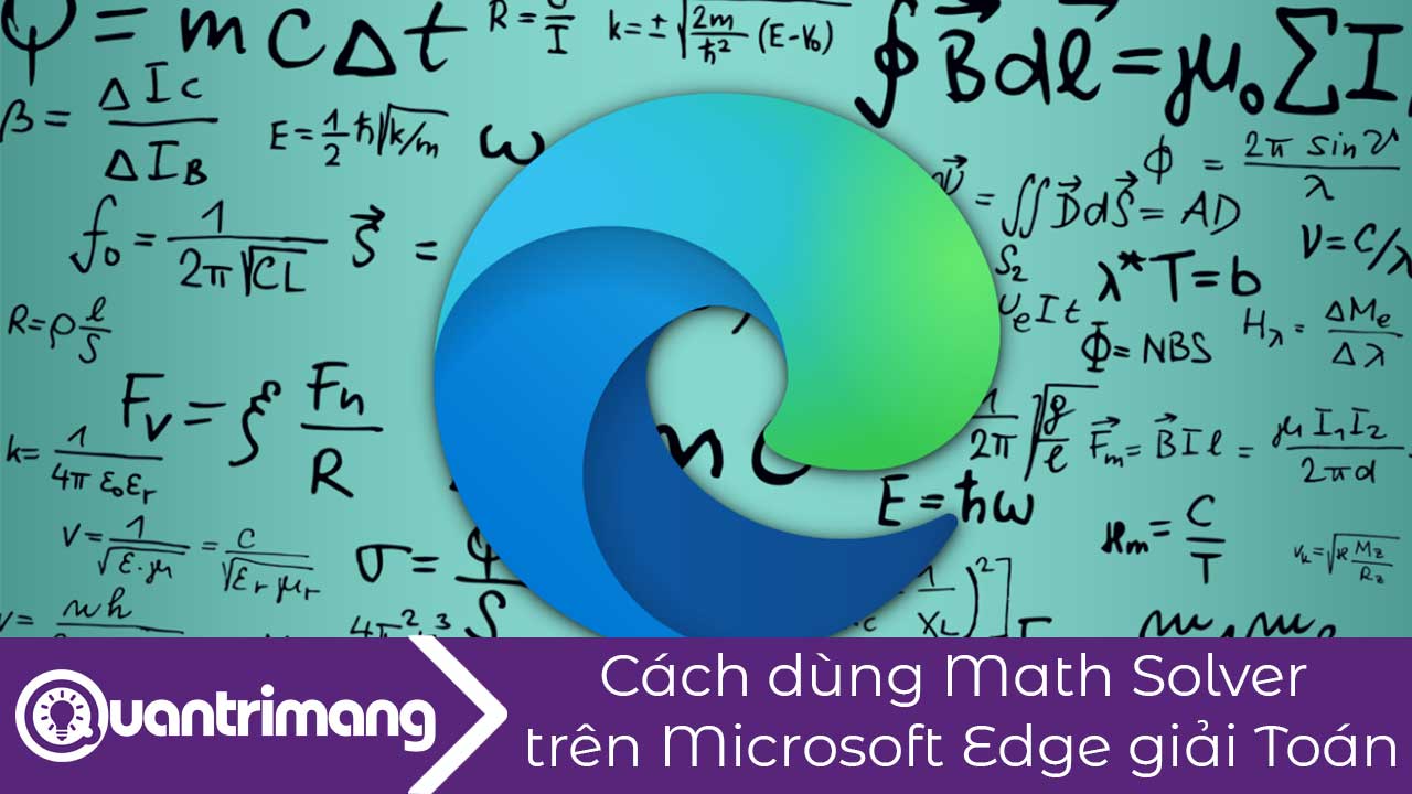 Cách dùng Math Solver trên Microsoft Edge giải Toán