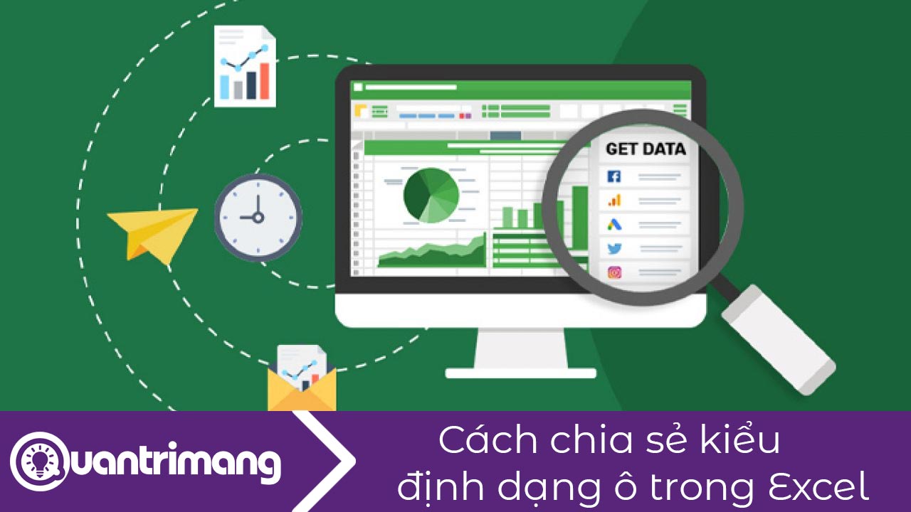Cách chia sẻ kiểu định dạng ô trong Excel