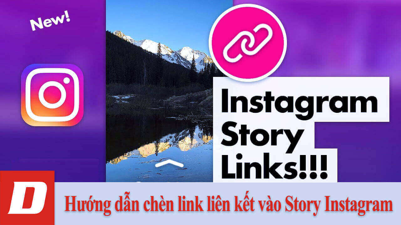 Hướng dẫn chèn link liên kết vào Story Instagram