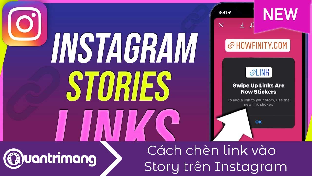 Cách chèn link vào Story trên Instagram