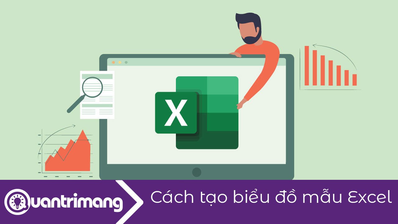 Cách tạo biểu đồ mẫu trong Excel