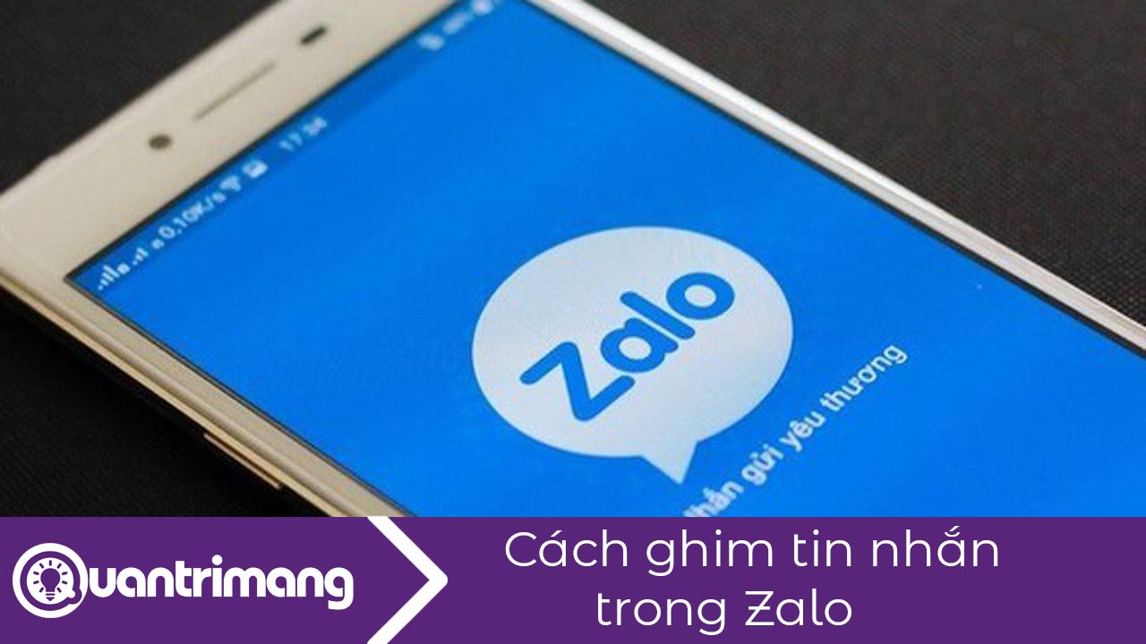 Cách ghim tin nhắn trong Zalo