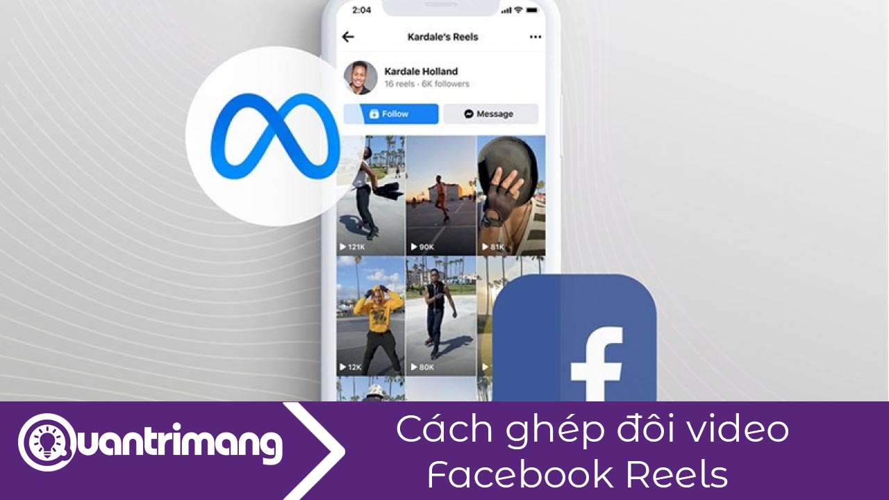 Cách ghép đôi video Facebook Reels