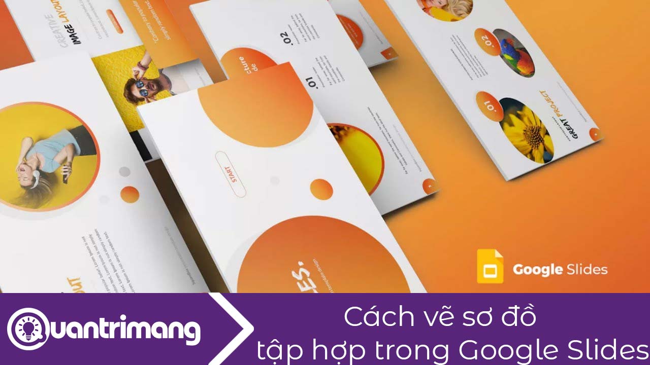 Cách vẽ sơ đồ tập hợp trong Google Slides