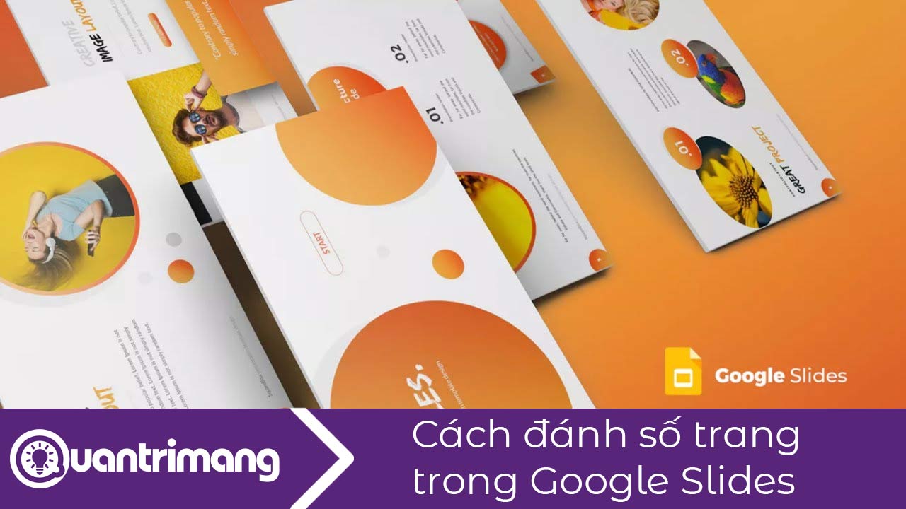 Cách đánh số trang trong Google Slides