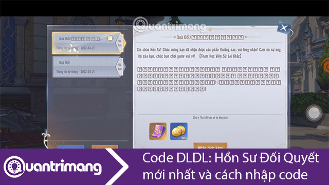 Code Đấu La Đại Lục: Hồn Sư Đối Quyết mới nhất và cách nhập