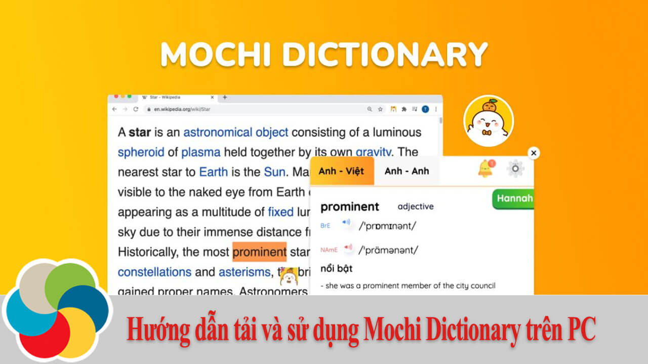 Hướng dẫn tải và sử dụng Mochi Dictionary trên PC