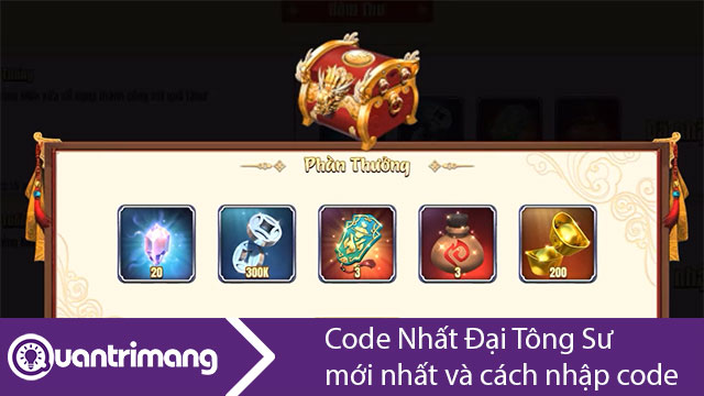 Code Nhất Đại Tông Sư mới nhất và cách nhập code