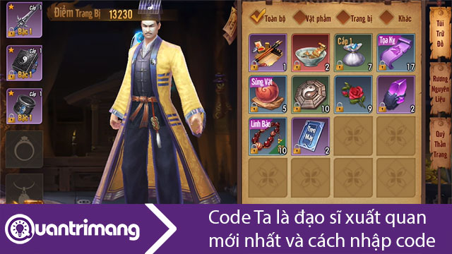 Code Ta là đạo sĩ xuất quan VTC mới nhất