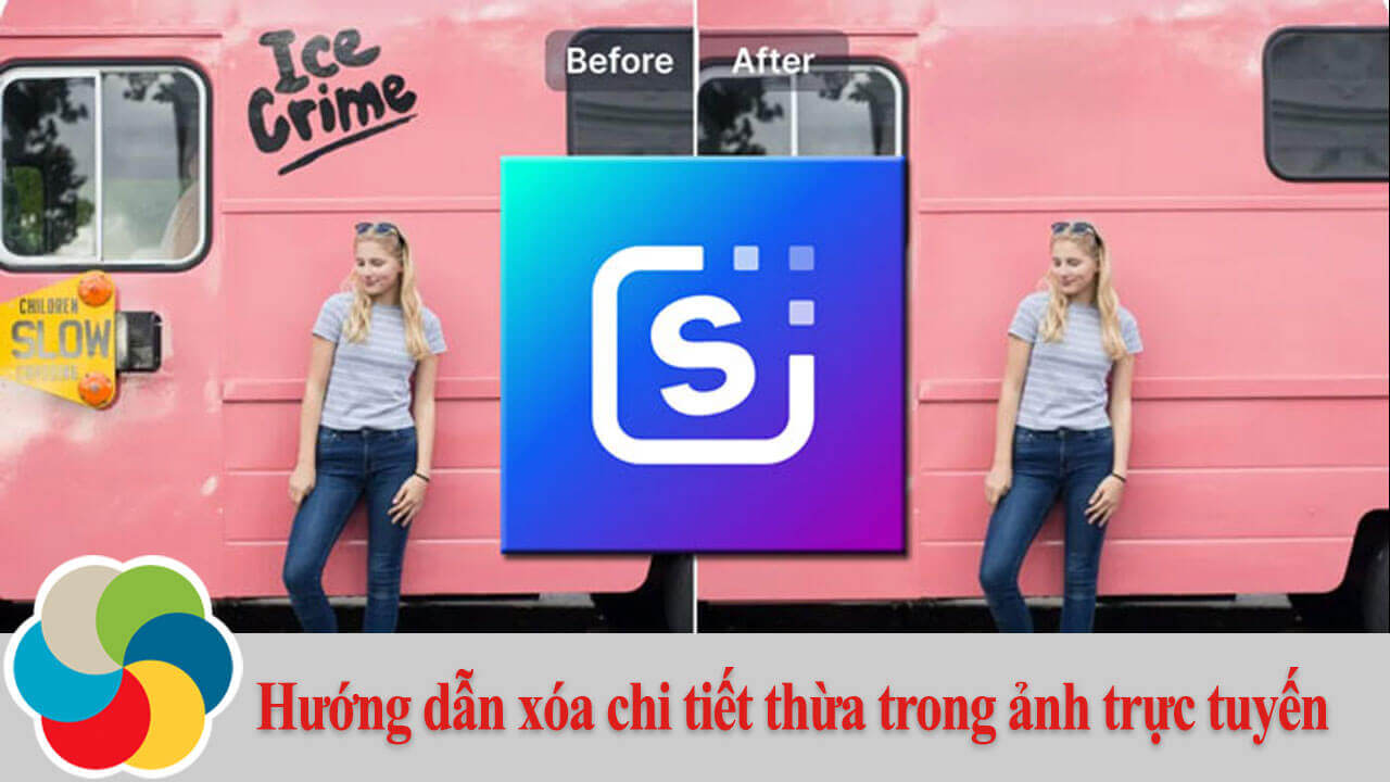 Hướng dẫn xóa chi tiết thừa trong ảnh trực tuyến
