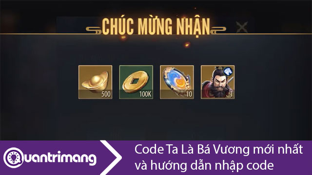 Code Ta Là Đế Vương mới nhất và cách nhập code