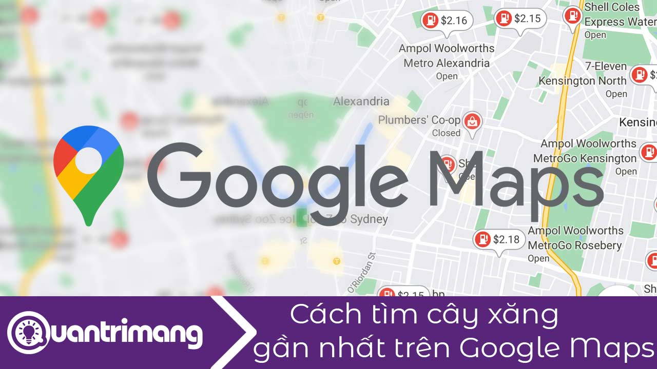 Cách tìm cây xăng gần nhất trên Google Maps