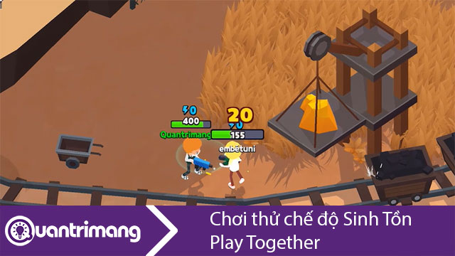 Chơi chế độ Battle Royale, chế độ Sinh Tồn Play Together