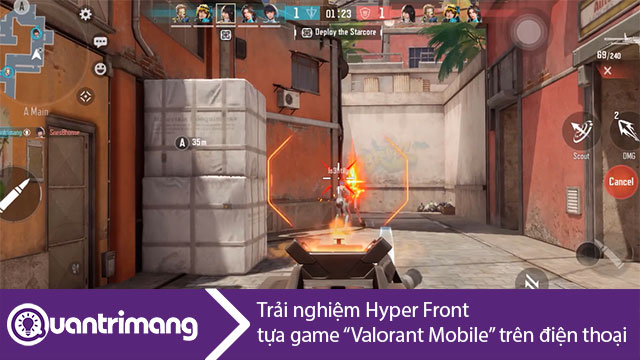Trải nghiệm Hyper Front, tựa game "Valorant Mobile" trên smartphone