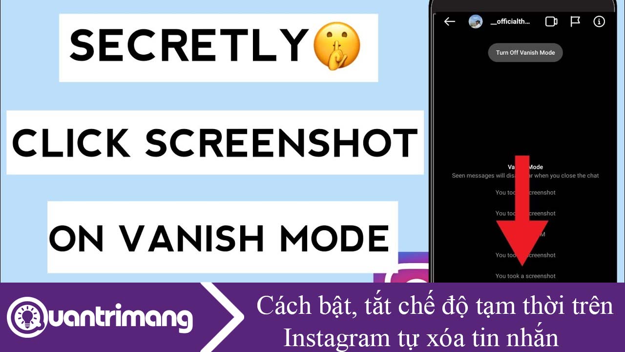 Cách bật, tắt chế độ tạm thời trên Instagram tự xóa tin nhắn