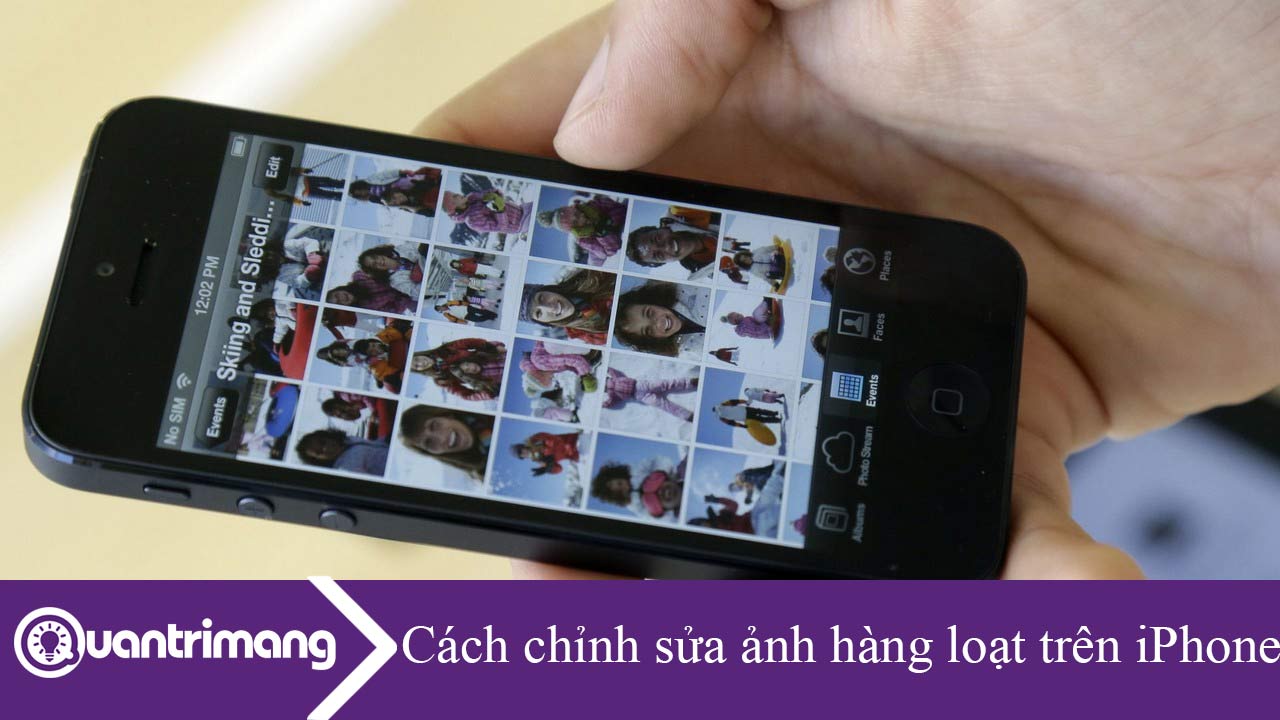Chỉnh sửa ảnh hàng loạt trên iPhone