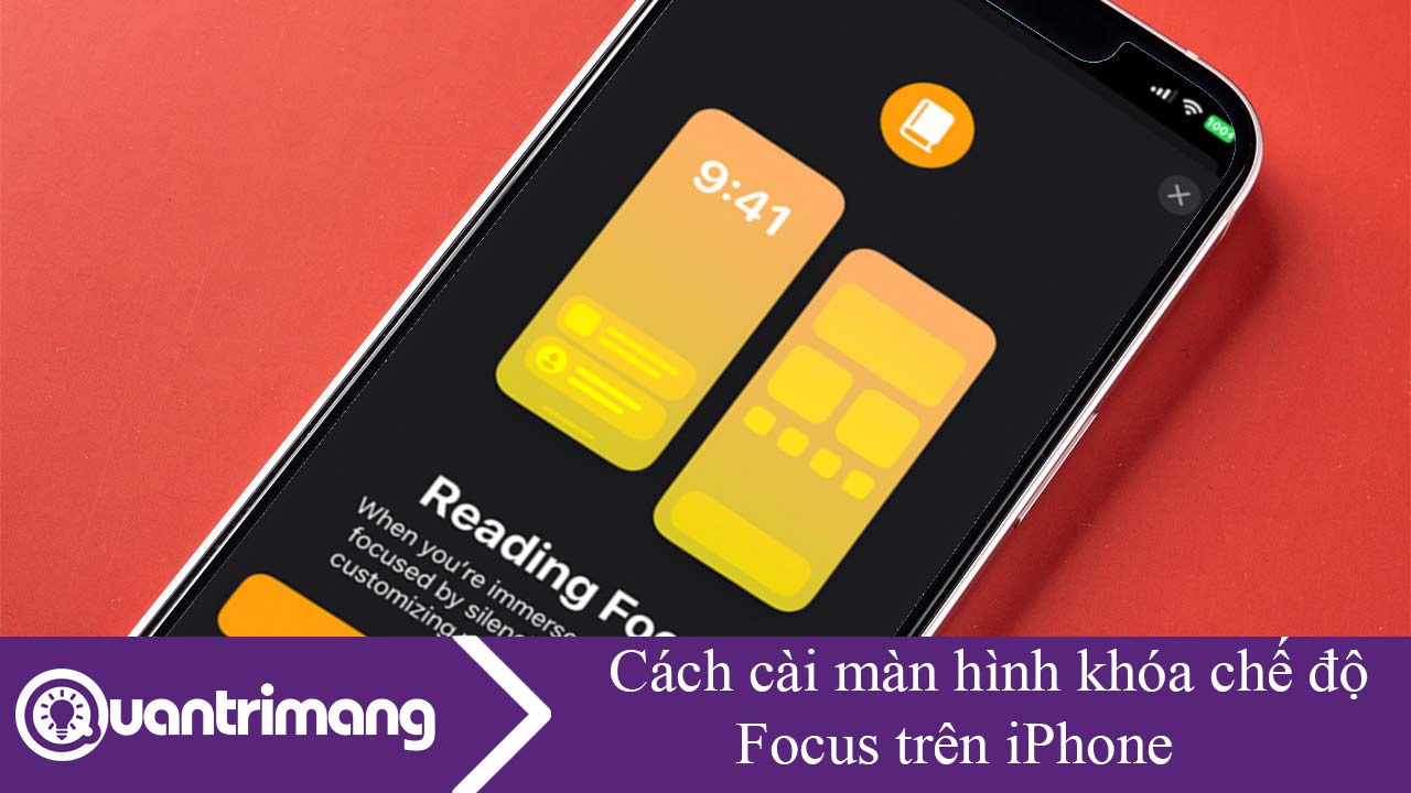Cách cài màn hình khóa chế độ Focus trên iPhone