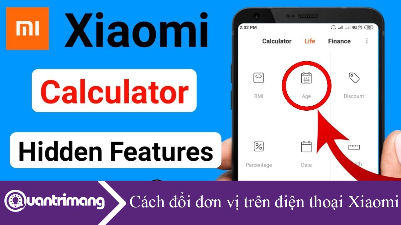 Cách đổi đơn vị trên điện thoại Xiaomi