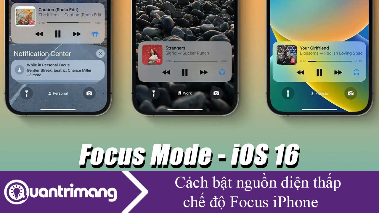 Cách bật nguồn điện thấp chế độ Focus iPhone