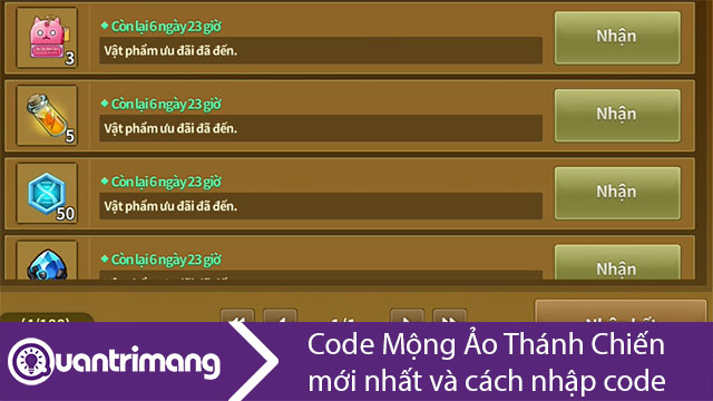 Code Mộng Ảo Thánh Chiến, code Super Fantasy War mới nhất