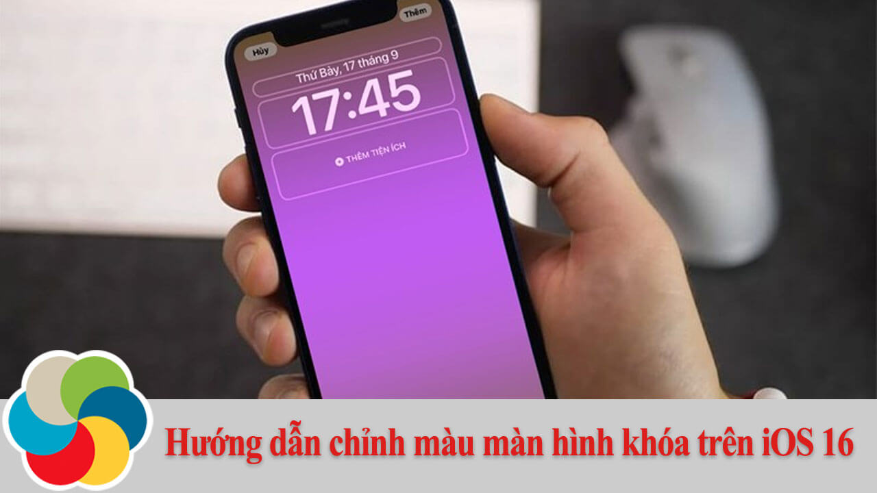 Hướng dẫn chỉnh màu màn hình khóa trên iOS 16