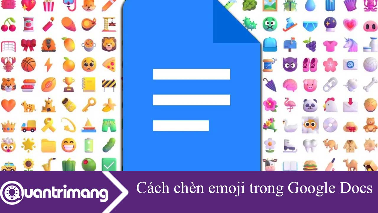 Cách chèn emoji trong Google Docs