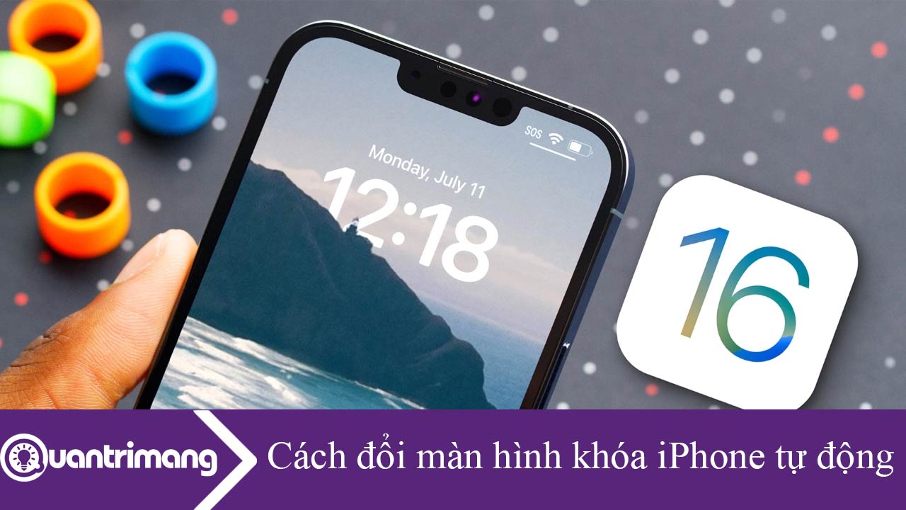 Cách đổi màn hình khóa iPhone tự động