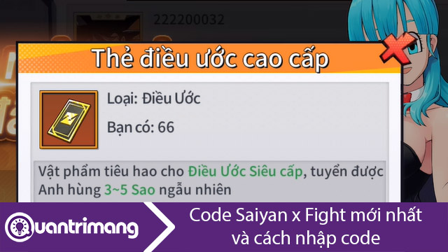 Code Saiyan x Fight mới nhất