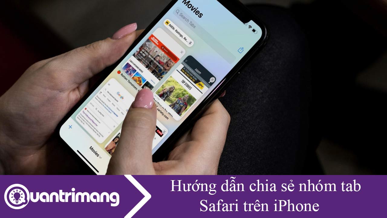 Hướng dẫn chia sẻ nhóm tab Safari trên iPhone