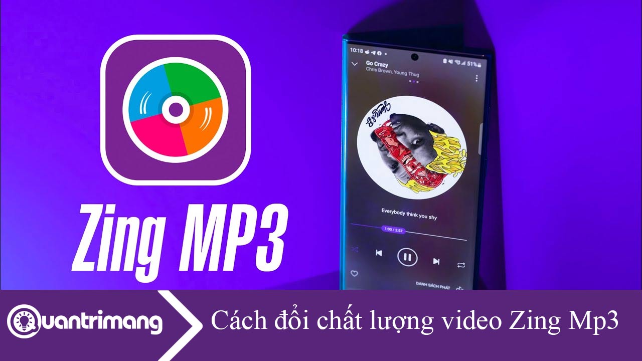 Cách đổi chất lượng video trên Zing Mp3