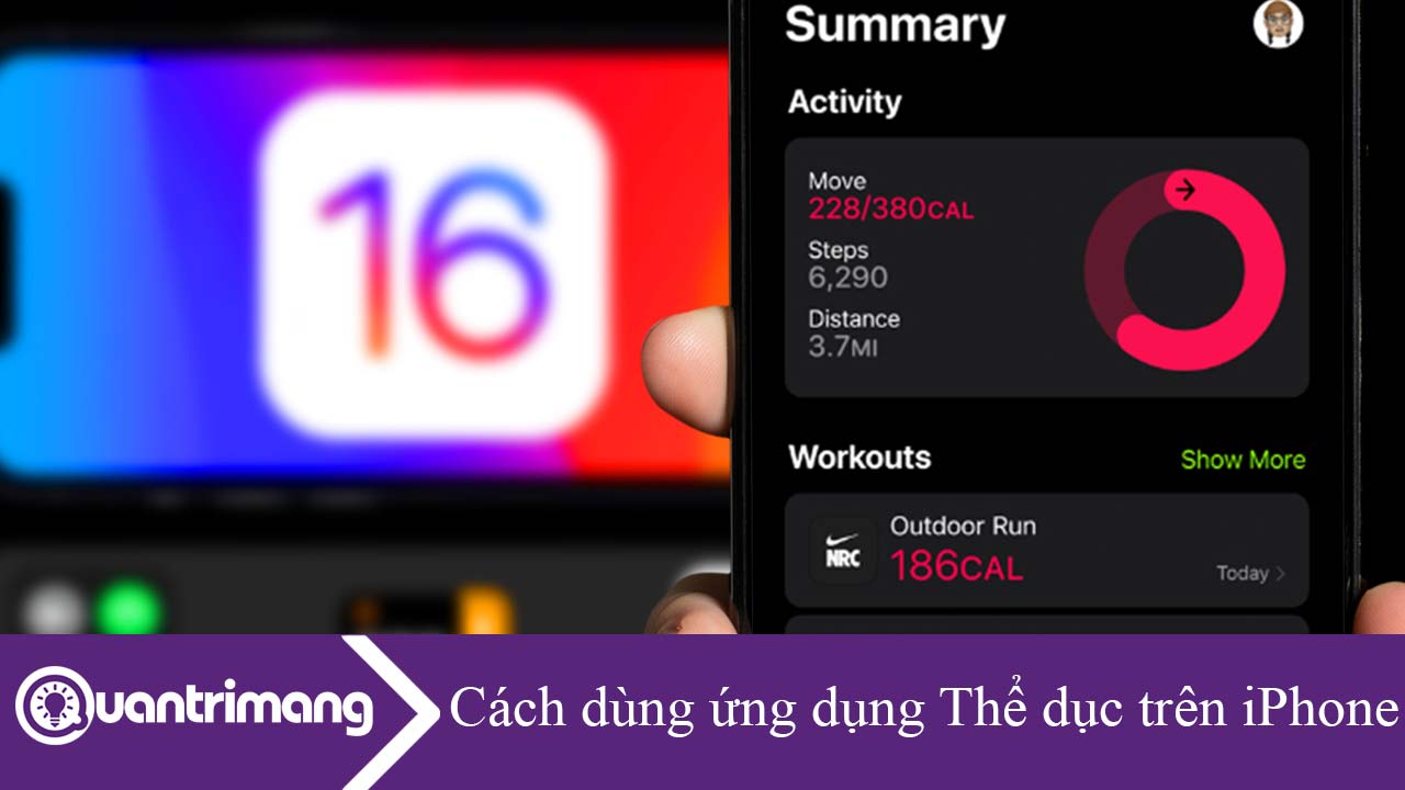 Cách dùng ứng dụng Thể dục trên iPhone