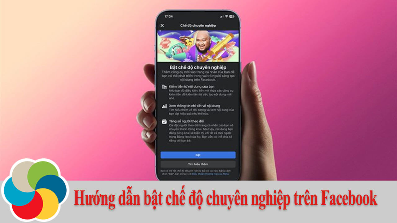 Hướng dẫn bật chế độ chuyên nghiệp trên Facebook