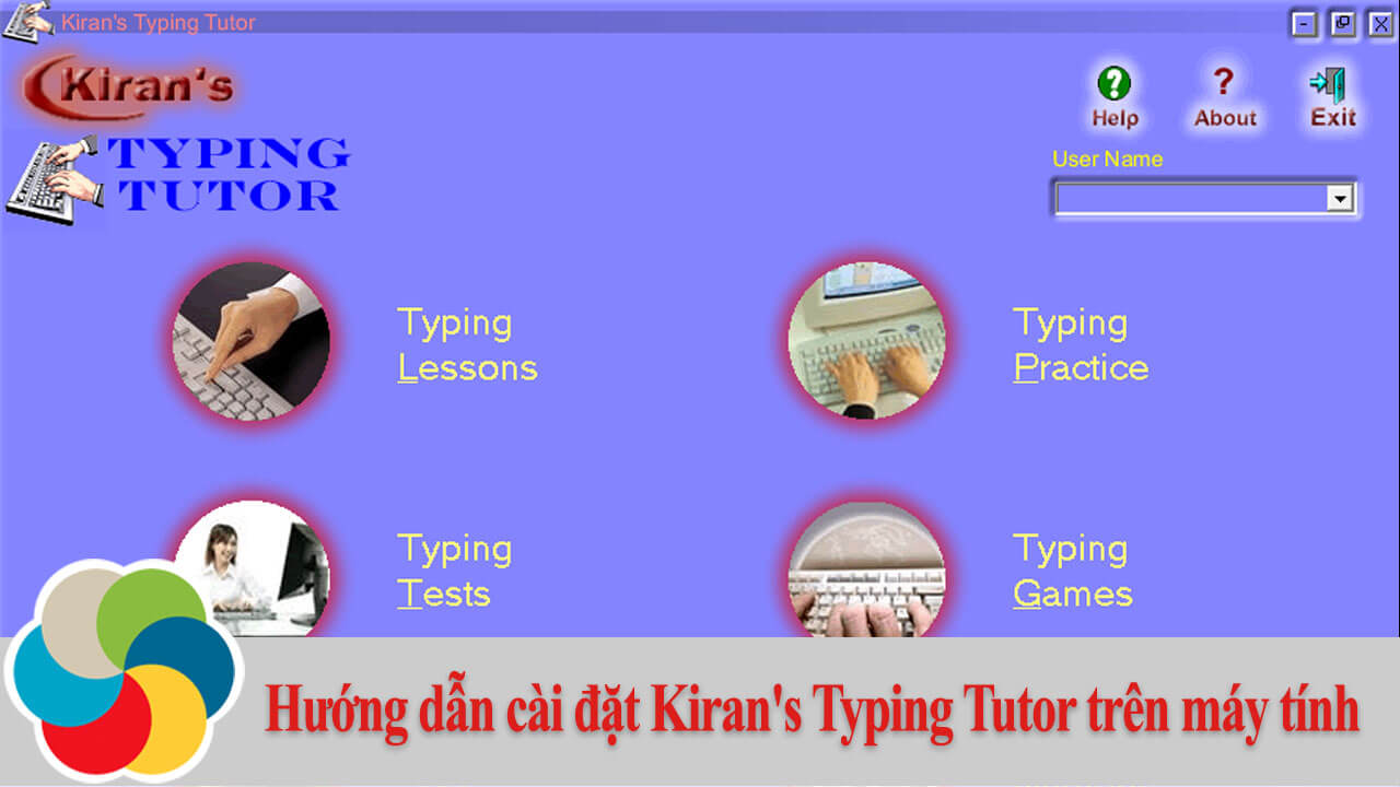 Hướng dẫn cài đặt Kiran's Typing Tutor trên máy tính