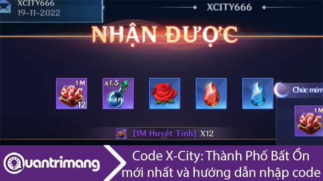 Code X-City: Thành Phố Bất Ổn mới nhất