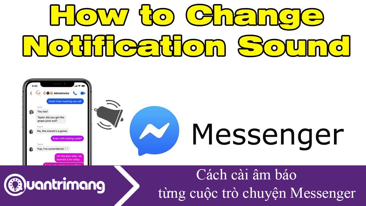 Cách cài âm báo từng cuộc trò chuyện Messenger