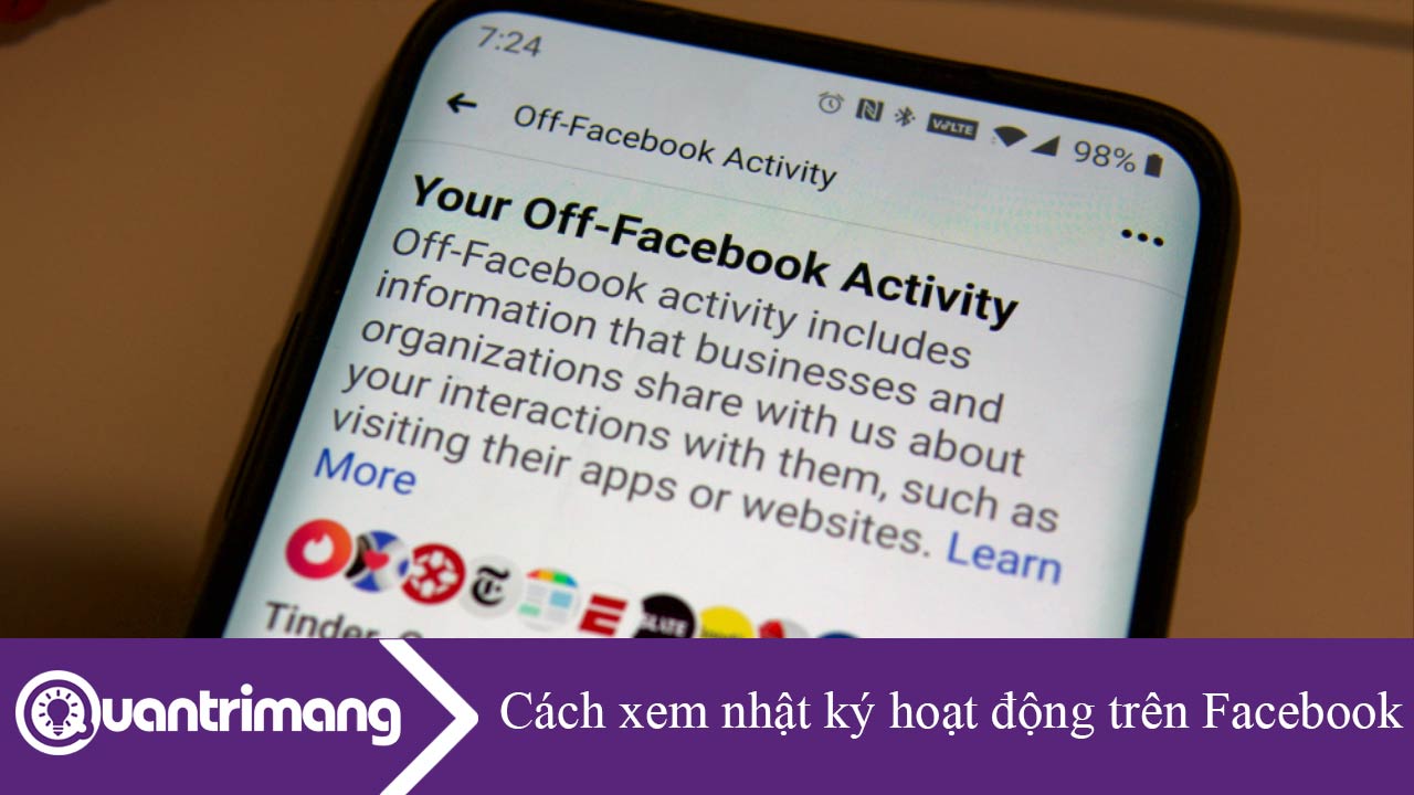 Cách xem nhật ký hoạt động trên Facebook