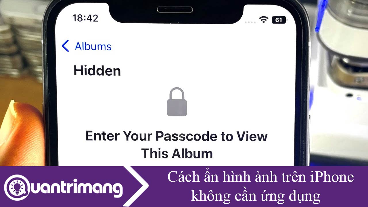 Cách ẩn hình ảnh trên iPhone