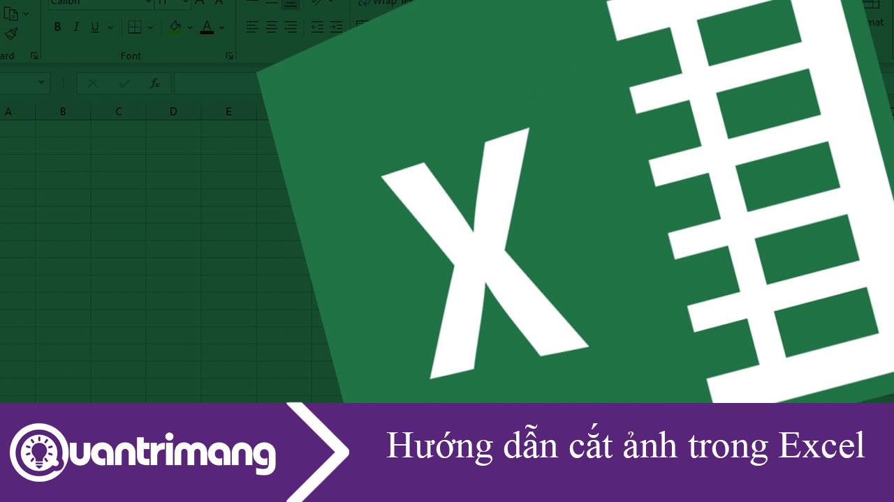 Hướng dẫn cắt ảnh trong Excel 